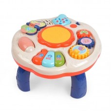 Smartwo Baby Activity Center Activity Table for Toddlers 1-3, Toddler Game Table Early Learning & Education Toys Infant Development, Musical Player Interactive