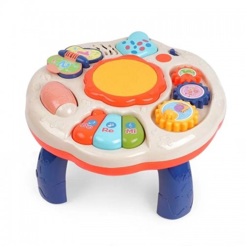 Smartwo Baby Activity Center Activity Table for Toddlers 1-3, Toddler Game Table Early Learning & Education Toys Infant Development, Musical Player Interactive Smartwo Baby Activity Center Activity Table for Toddlers 1-3, Toddler Game Table Early Learning & Education Toys Infant Development, Musical Player Interactive