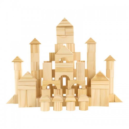 Smartwo Medieval Knights & Princesses Wooden Castle Building Blocks, 75 Piece Set Smartwo Medieval Knights & Princesses Wooden Castle Building Blocks, 75 Piece Set